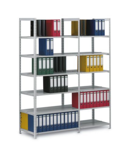 hofe Inschroefbare vijlplank voor gebruik aan beide zijden, 5 vloer, RAL7035 lichtgrijs