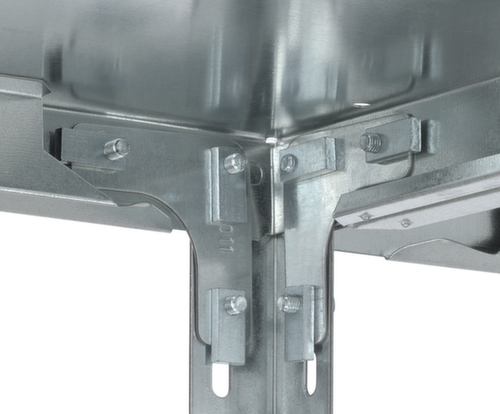 hofe Schroefstelling aanbouwsectie, 6 vloer, met corrosiebeschermende zinklaag