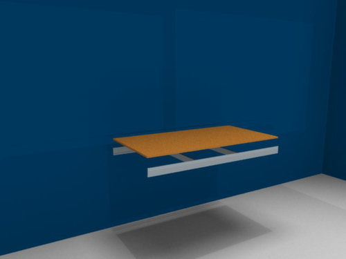 hofe Houten plank voor breedvakstelling, breedte x diepte 1500 x 800 mm