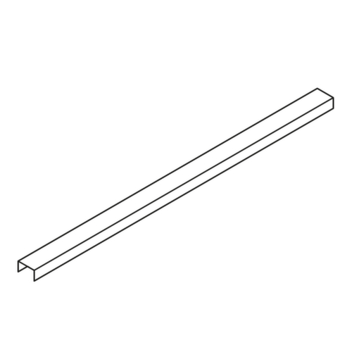 Aansluitprofiel voor vlakke vloerplaat, lengte 2470 mm