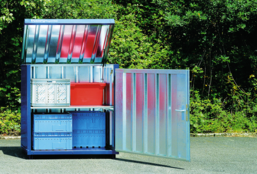 Säbu Magazijnbox met opklapbaar dak