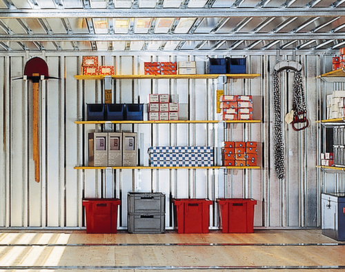 Säbu Gelakte containercombinatie FLADAFI® met verschillende modules