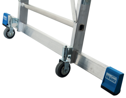 Krause Ladder STABILO® Professional met leuning aan twee zijden, 10 trede(n) met traanplaatprofiel