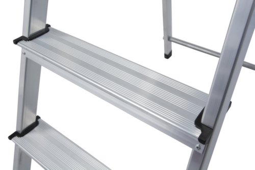 Krause Universele trapladder, 8 trede(n) met traanplaatprofiel