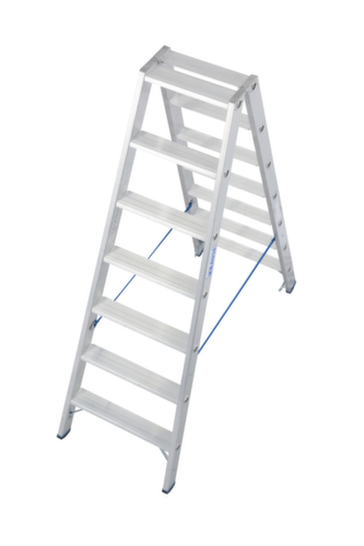 Krause Universele trapladder Dopplo, 2 x 7 trede(n) met traanplaatprofiel