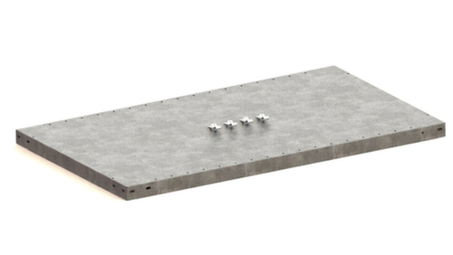 META Legbord CLIP voor inhaakstelling, breedte x diepte 1000 x 500 mm