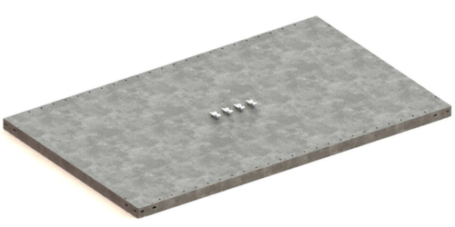 META Legbord voor magazijnstelling, middelzware uitvoering, breedte x diepte 1300 x 800 mm