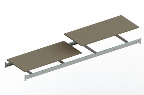 META Legbord MINI-RACK voor breedvakstelling, breedte x diepte 2600 x 650 mm