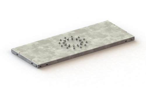 META Legbord voor schroefstelling voor dossiers, breedte x diepte 750 x 300 mm