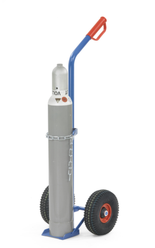 fetra Flessenwagen, voor 1x10 l fles, lucht-banden