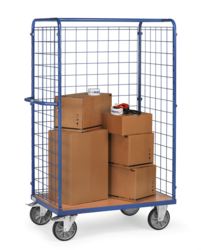 fetra Draadgaas pakketwagen, draagvermogen 600 kg, laadvlak lengte x breedte 1000 x 700 mm