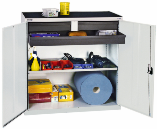 stumpf Gereedschapskast Serie 3000 met 2 opvanglegborden + 3 laden, breedte 1000 mm