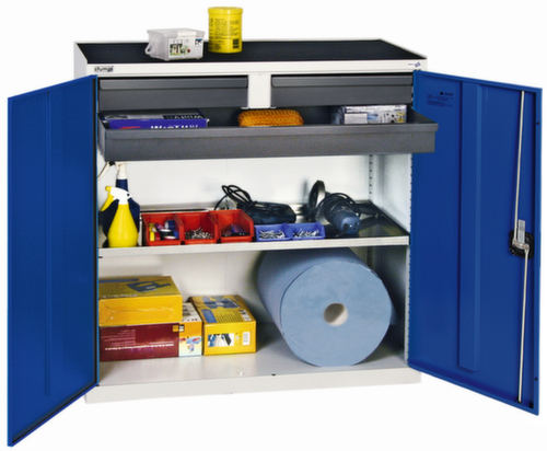 stumpf Gereedschapskast Serie 3000 met 2 opvanglegborden + 3 laden, breedte 1000 mm