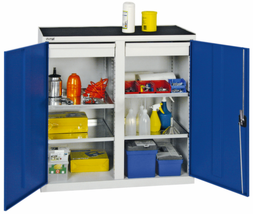 stumpf Gereedschapskast Serie 2000 met opvanglegborden + laden, breedte 1000 mm