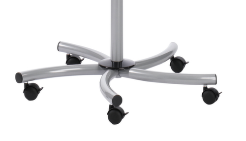 Franken verrijdbare flipover Pro Mobil met papierhouder, hoogte 1630 - 1950 mm