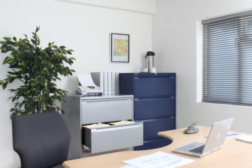 Bisley Hangmappenkast, 2 uittrekelementen, oxfordblauw/oxfordblauw