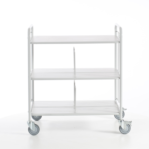 Rollcart Dossierwagen, draagvermogen 150 kg, 3 etages