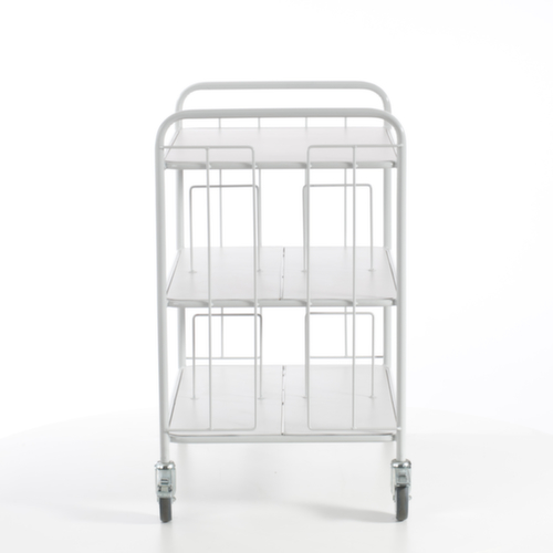 Rollcart Dossierwagen, draagvermogen 150 kg, 3 etages