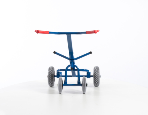 Rollcart Trommelwagen met steunwielen, draagvermogen 250 kg, lucht banden