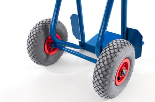 Rollcart 3-ster trappensteekwagen, draagvermogen 150 kg, breedte schep 300 mm, lucht-banden