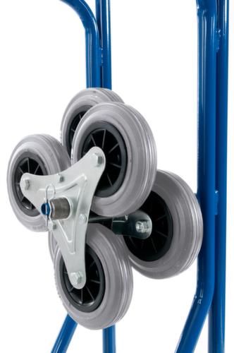Rollcart 3-ster trappensteekwagen, draagvermogen 150 kg, breedte schep 300 mm, lucht-banden
