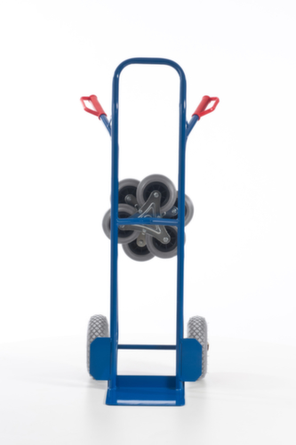 Rollcart 3-ster trappensteekwagen, draagvermogen 150 kg, breedte schep 300 mm, lucht-banden