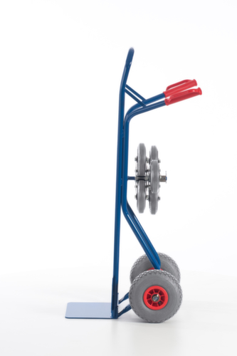 Rollcart 3-ster trappensteekwagen, draagvermogen 150 kg, breedte schep 300 mm, lucht-banden
