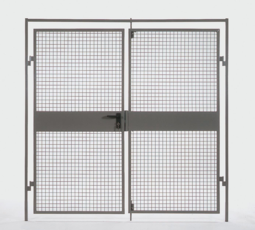 Dubbele openslaande deur voor scheidingswandsysteem, breedte 2000 mm