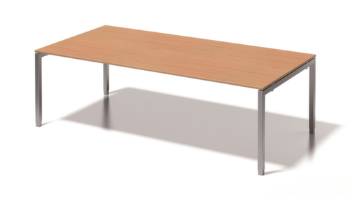 Bisley In hoogte verstelbare vergadertafel/directiebureau Cito, breedte x diepte 2400 x 1200 mm, plaat beuken