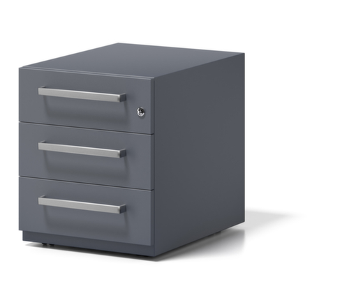 Bisley Verrijdbaar ladeblok Note, 3 lade(n), antraciet/antraciet