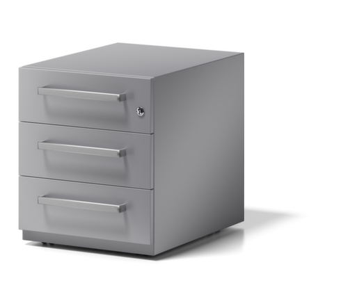 Bisley Verrijdbaar ladeblok Note, 3 lade(n), zilverkleurig/zilverkleurig