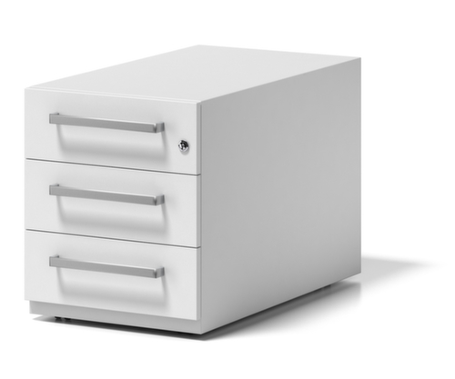 Bisley Verrijdbaar ladeblok Note, 3 lade(n), verkeerswit/verkeerswit