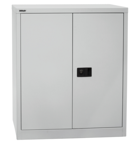 Bisley Dossierkast Universal, 2 ordnerhoogten, lichtgrijs/oxfordblauw