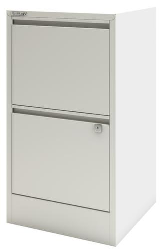 Bisley Hangmappenkast Home Filer, 2 uittrekelementen, verkeerswit/verkeerswit