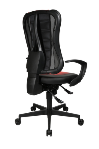 Topstar Bureaustoel Sitness Racer RS mit AL "Q3" met 3D-zitting, zwart/rood