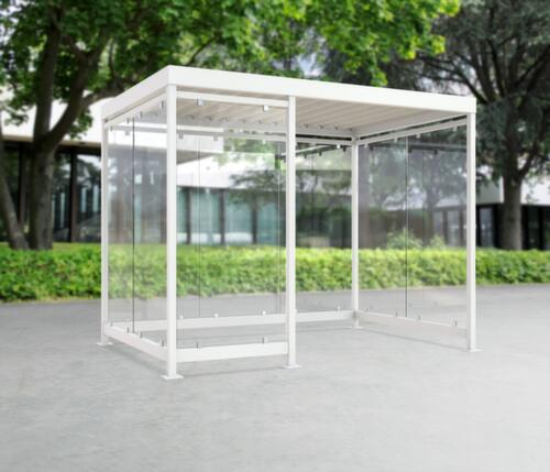 WSM Rokersoverkapping met brede ingang