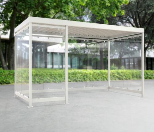 WSM Rokersoverkapping met brede ingang