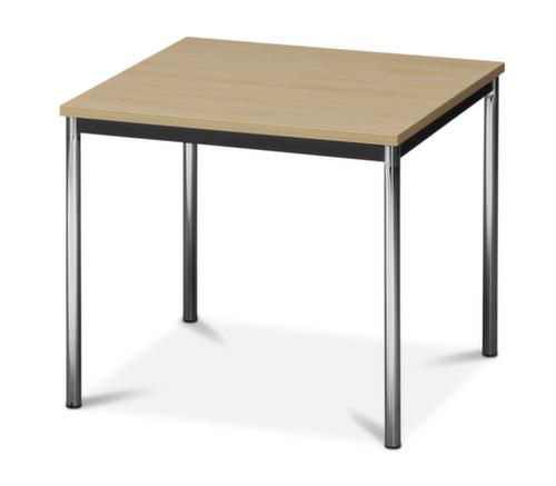 Multifunctionele tafel met ronde buizen met 4-voetonderstel
