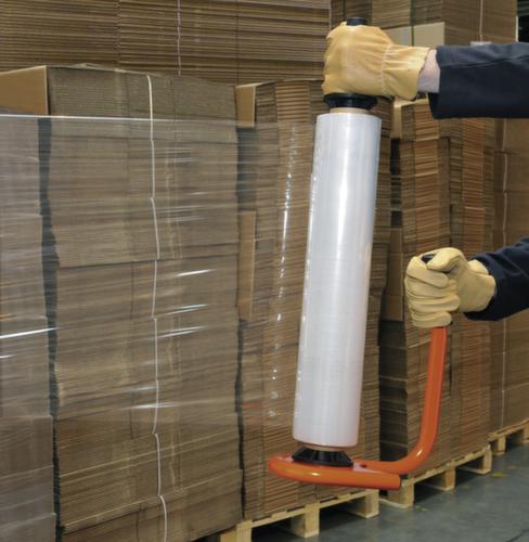 Afroller voor stretchfolie, staal