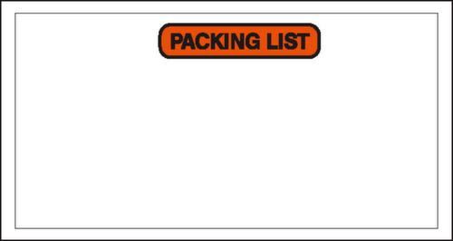 Paklijsthoes "Packing List", DIN lang