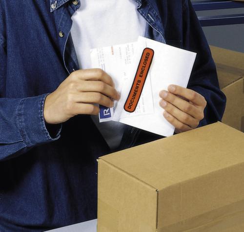 Paklijsthoes "Documents enclosed", DIN A6