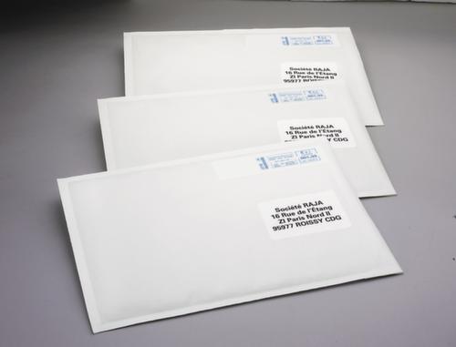 Witte envelop met luchtkussens