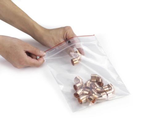 Extra sterke gripzak, 100 µm, lengte x breedte 180 x 150 mm