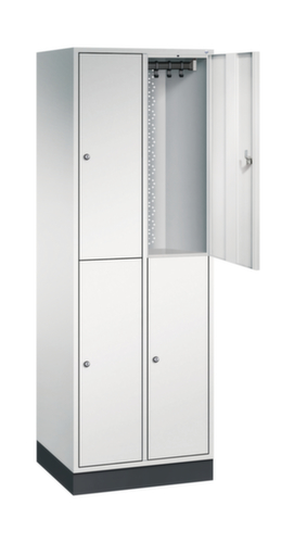 C+P Dubbele garderobekast Intro, vakbreedte 260 mm
