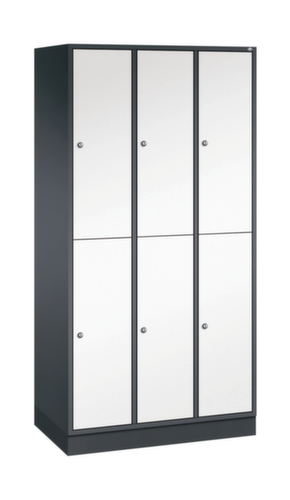 C+P Dubbele garderobekast Intro, vakbreedte 260 mm