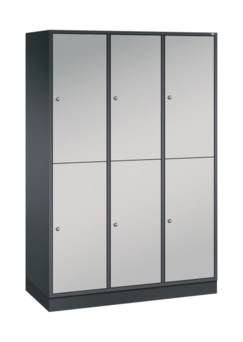 C+P Dubbele grootvolume garderobekast Intro, vakbreedte 360 mm