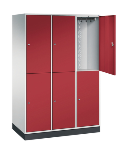 C+P Dubbele grootvolume garderobekast Intro, vakbreedte 360 mm