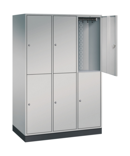 C+P Dubbele grootvolume garderobekast Intro, vakbreedte 360 mm