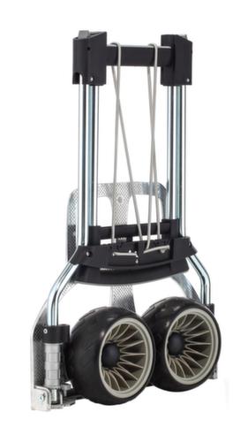 RuXXac in-/uitklapbare aluminium zakkensteekwagen Cross, draagvermogen 100 kg, polymeer banden
