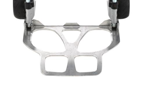 RuXXac in-/uitklapbare aluminium zakkensteekwagen Cross, draagvermogen 100 kg, polymeer banden